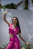 PINK PHOOL PANT SET