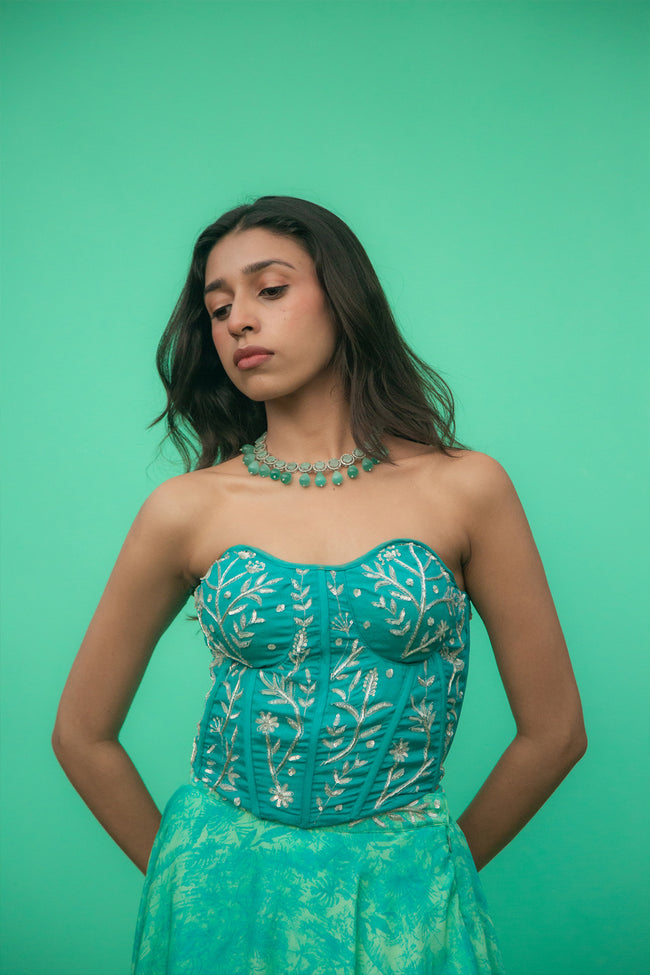 PRINTED LEHENGA SET
