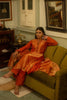 RUST ORANGE KURTA SET